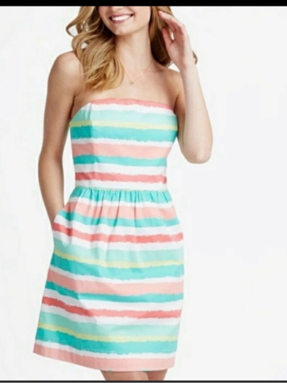 Vineyard Vines Strapless dress size 4